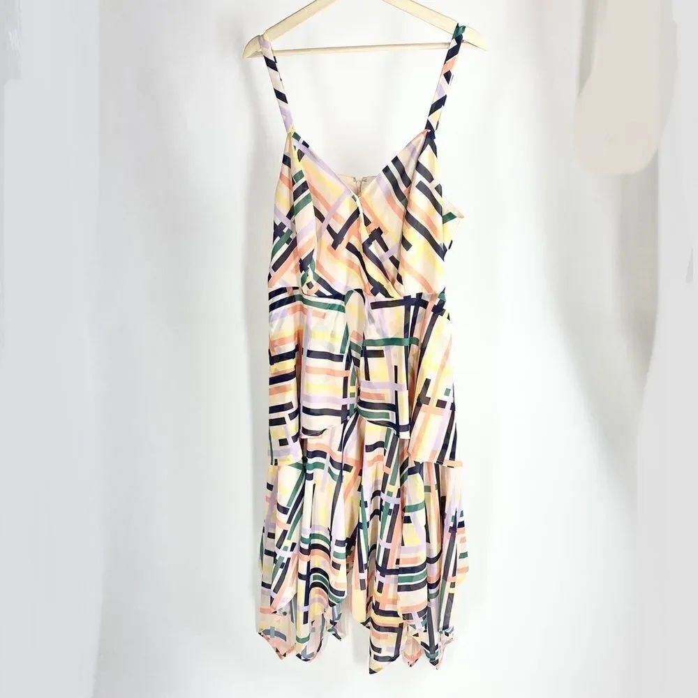 Eloquii abstract colorful handkerchief dress 14